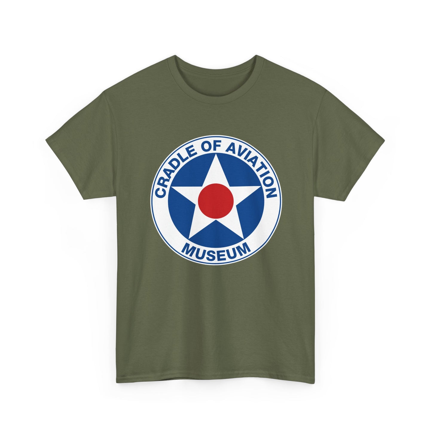 Unisex Heavy Cotton Tee - Cradle of Aviation Museum Swag Collection