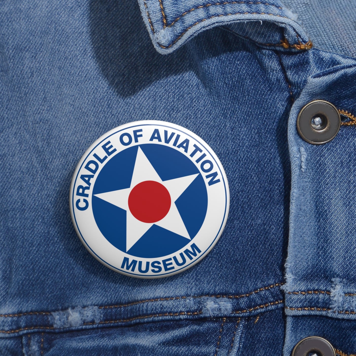 Pin-back Buttons - Cradle of Aviation Museum Swag Collection