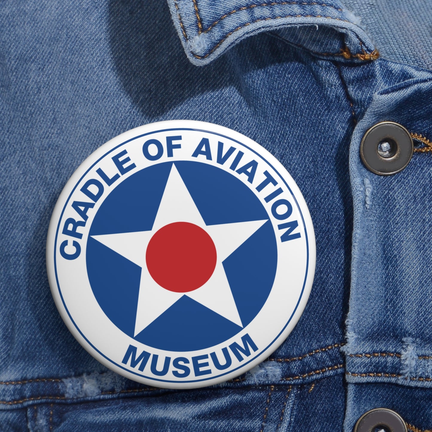Pin-back Buttons - Cradle of Aviation Museum Swag Collection
