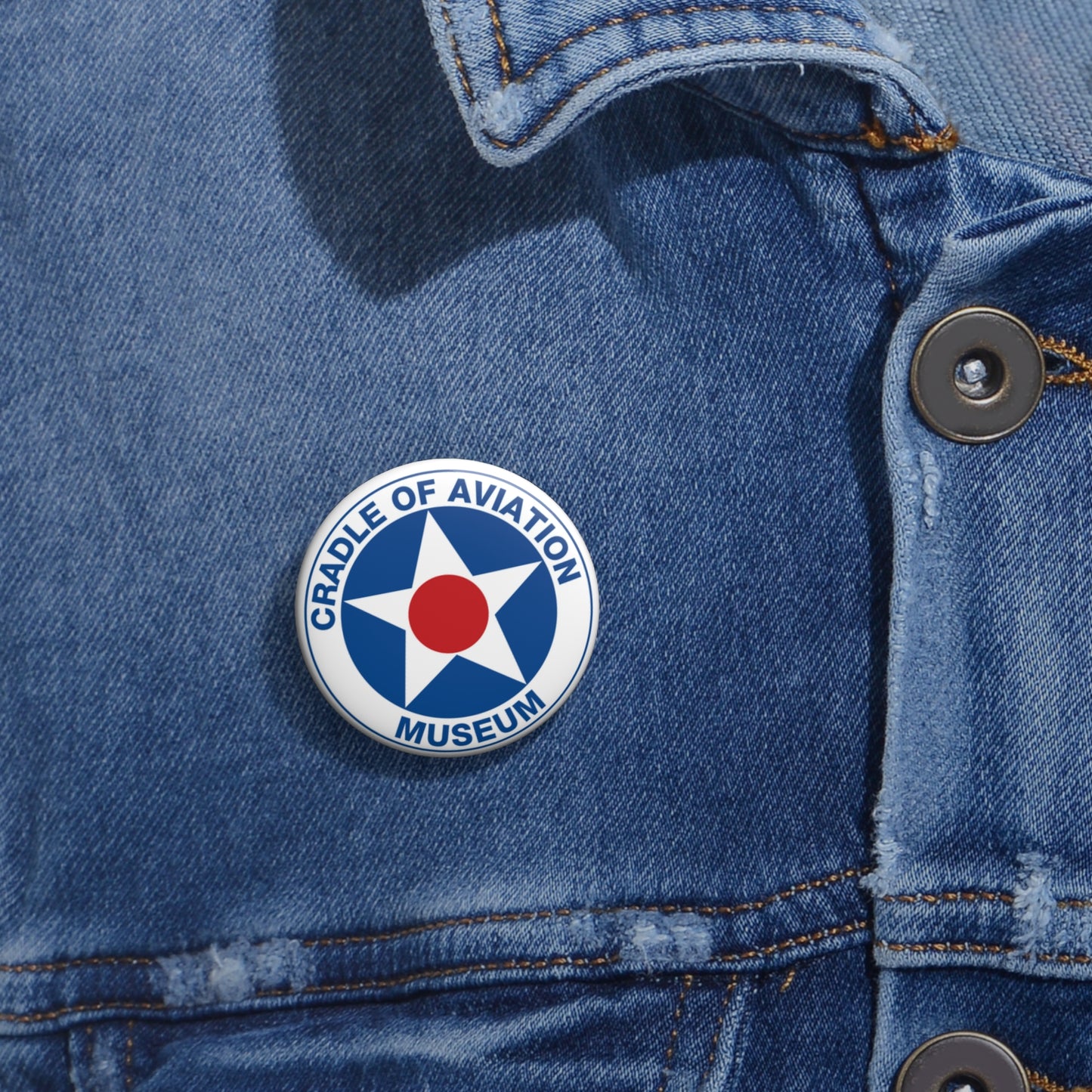Pin-back Buttons - Cradle of Aviation Museum Swag Collection