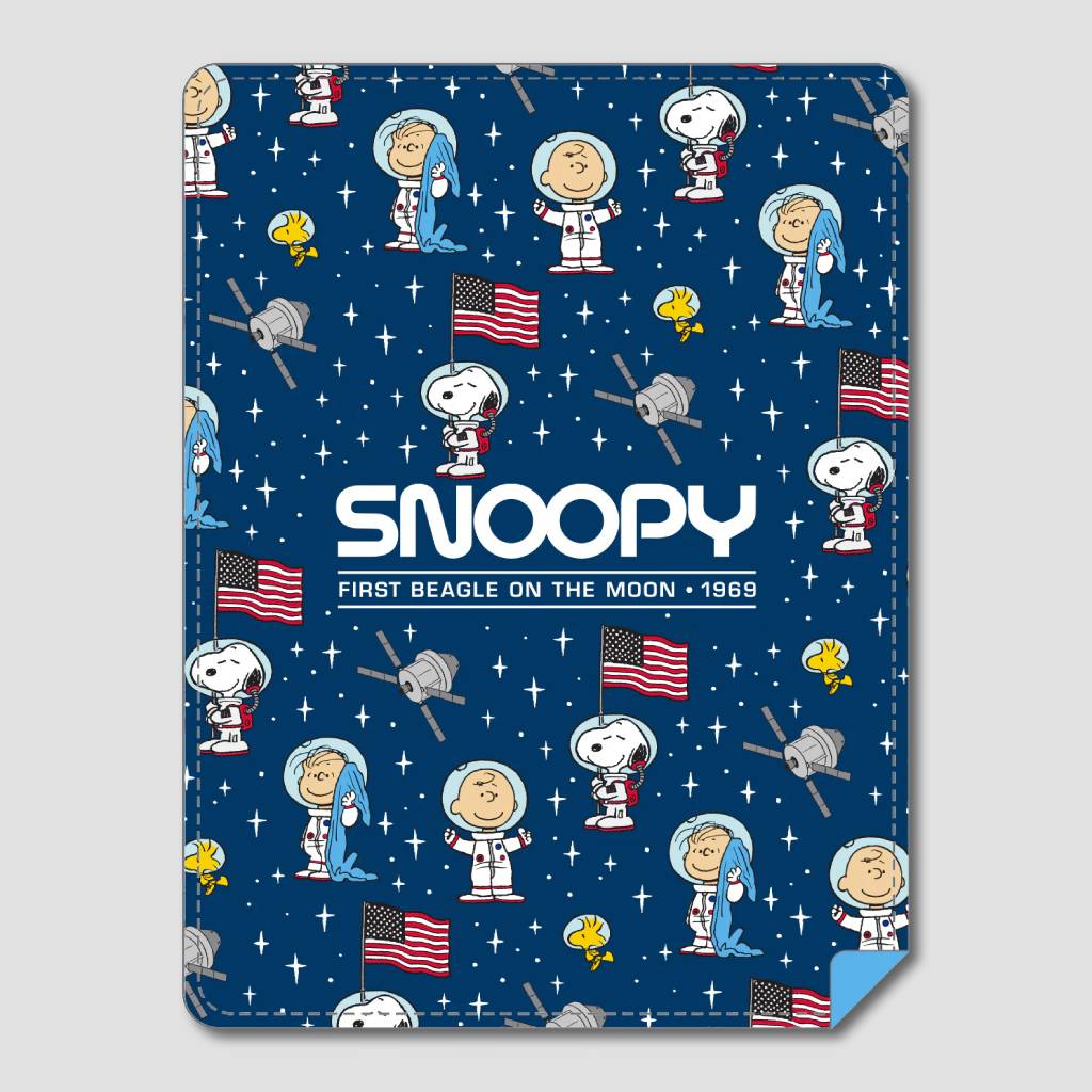 Snoopy in Space Throw Blanket