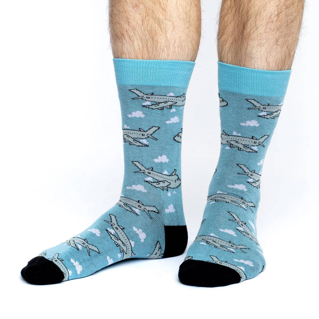 Jumbo Jet Airplane Socks