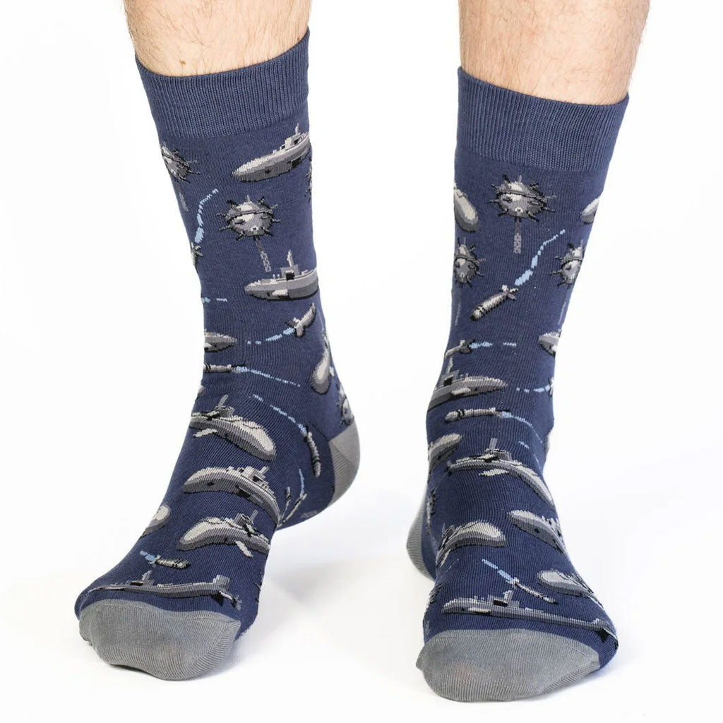 Naval Submarine Socks