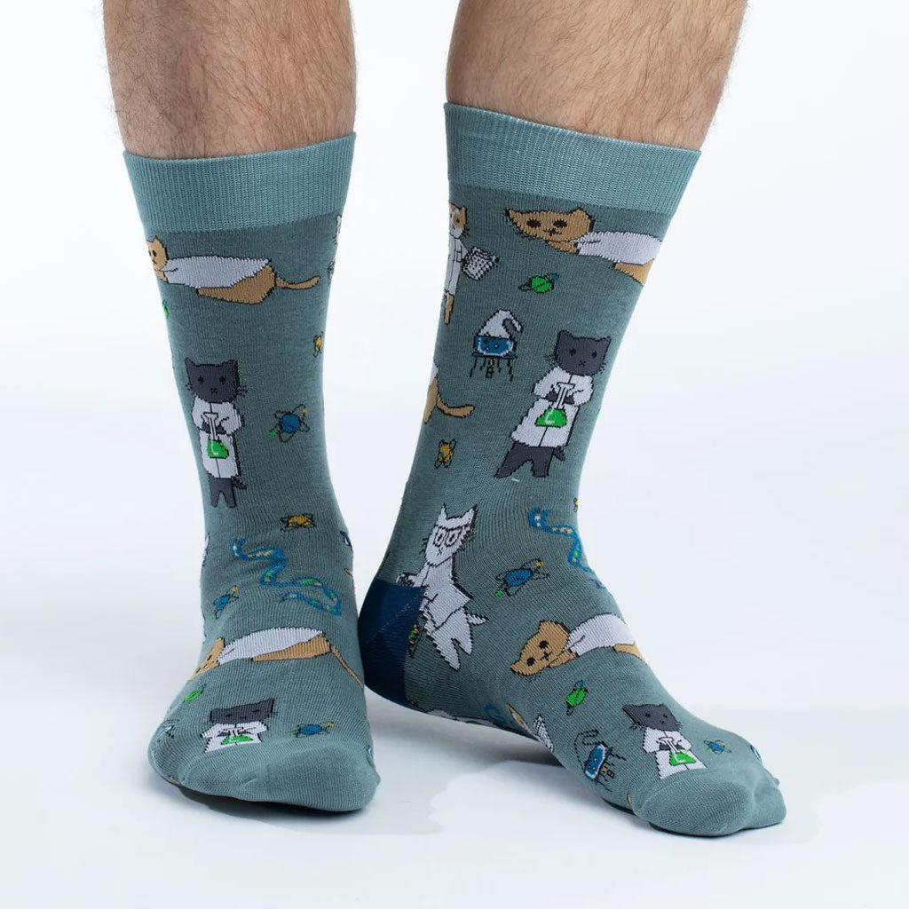 Science Cat Socks