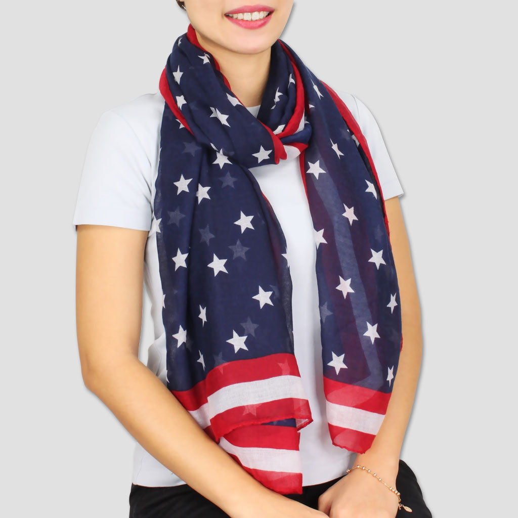 American Flag Scarf