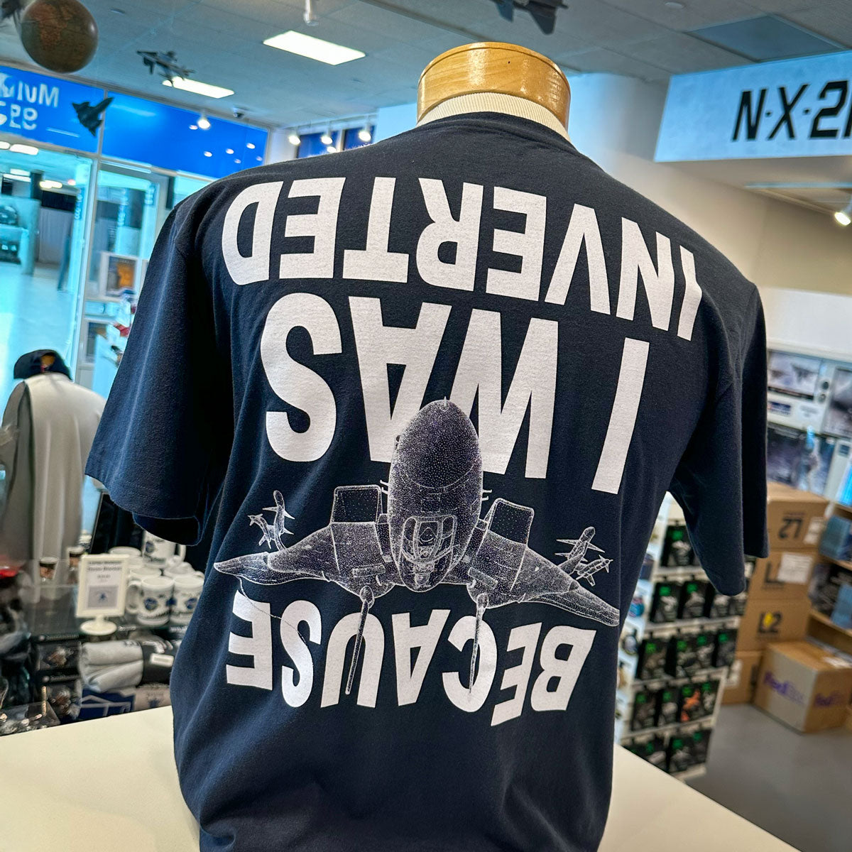 Top Gun "Because I Was Inverted" T-Shirt