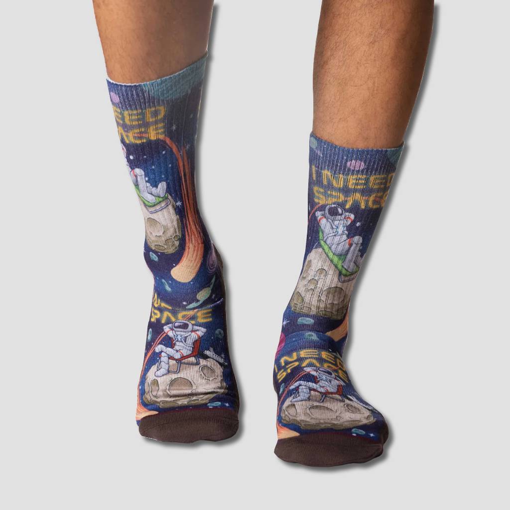 I Need Space Socks