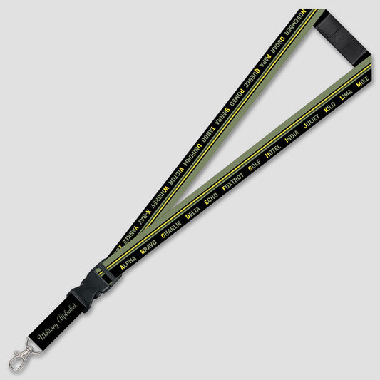 Military Alphabet Lanyard