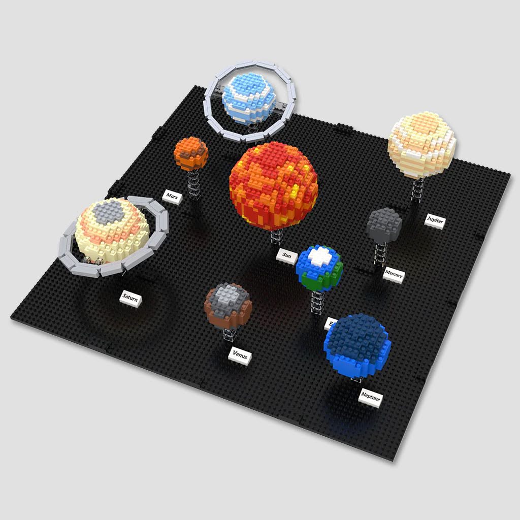 Solar System Mini Blocks Set