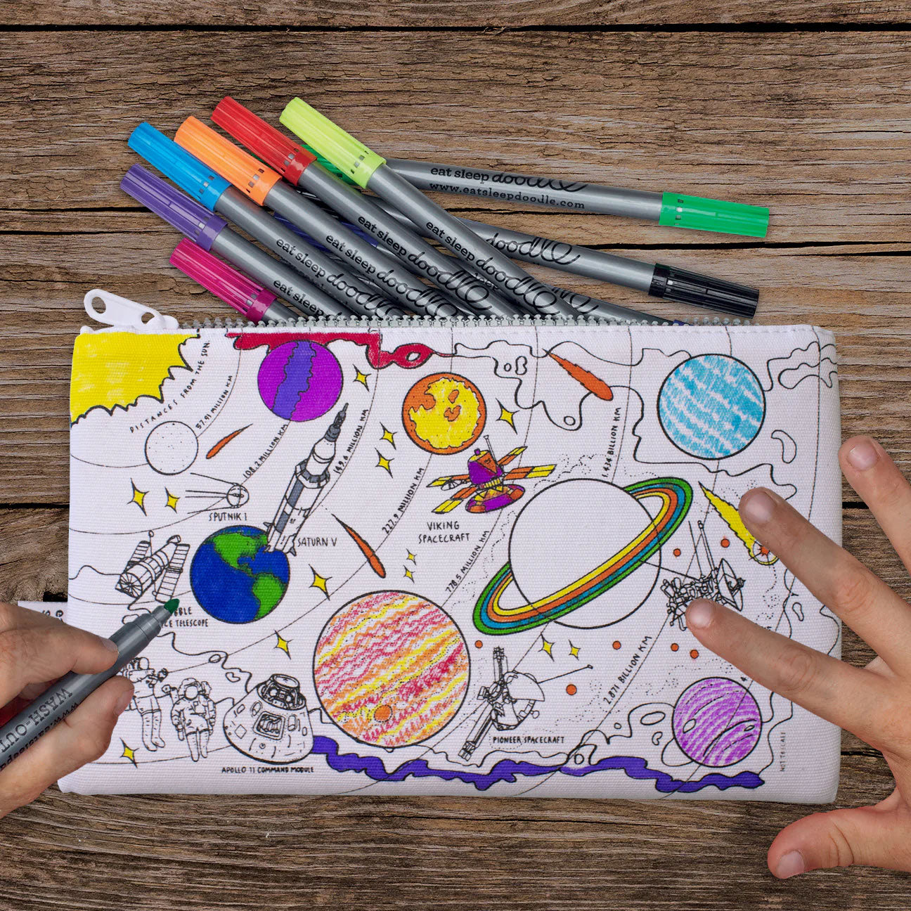 Space Explorer Pencil Case