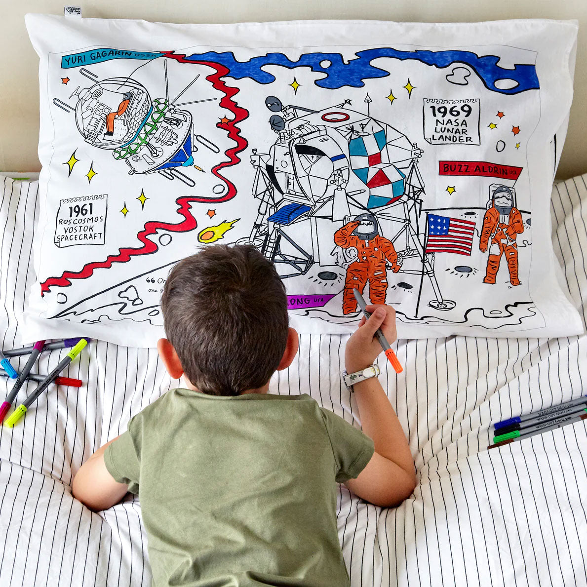 Space Explorer Pillow Case