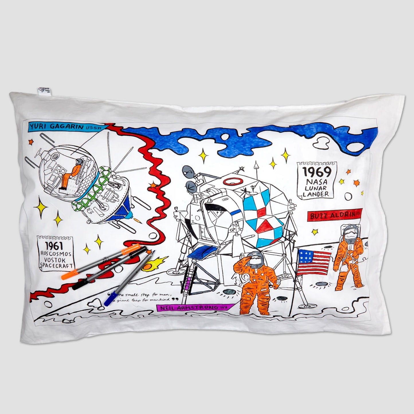 Space Explorer Pillow Case