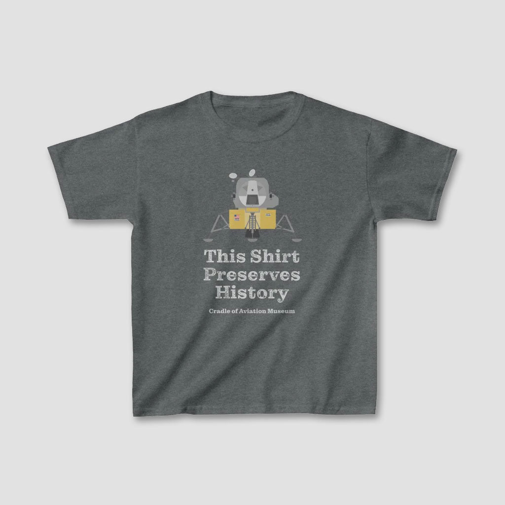 This Shirt Preserves History - Apollo Lunar Module Kids Heavy Cotton™ Tee