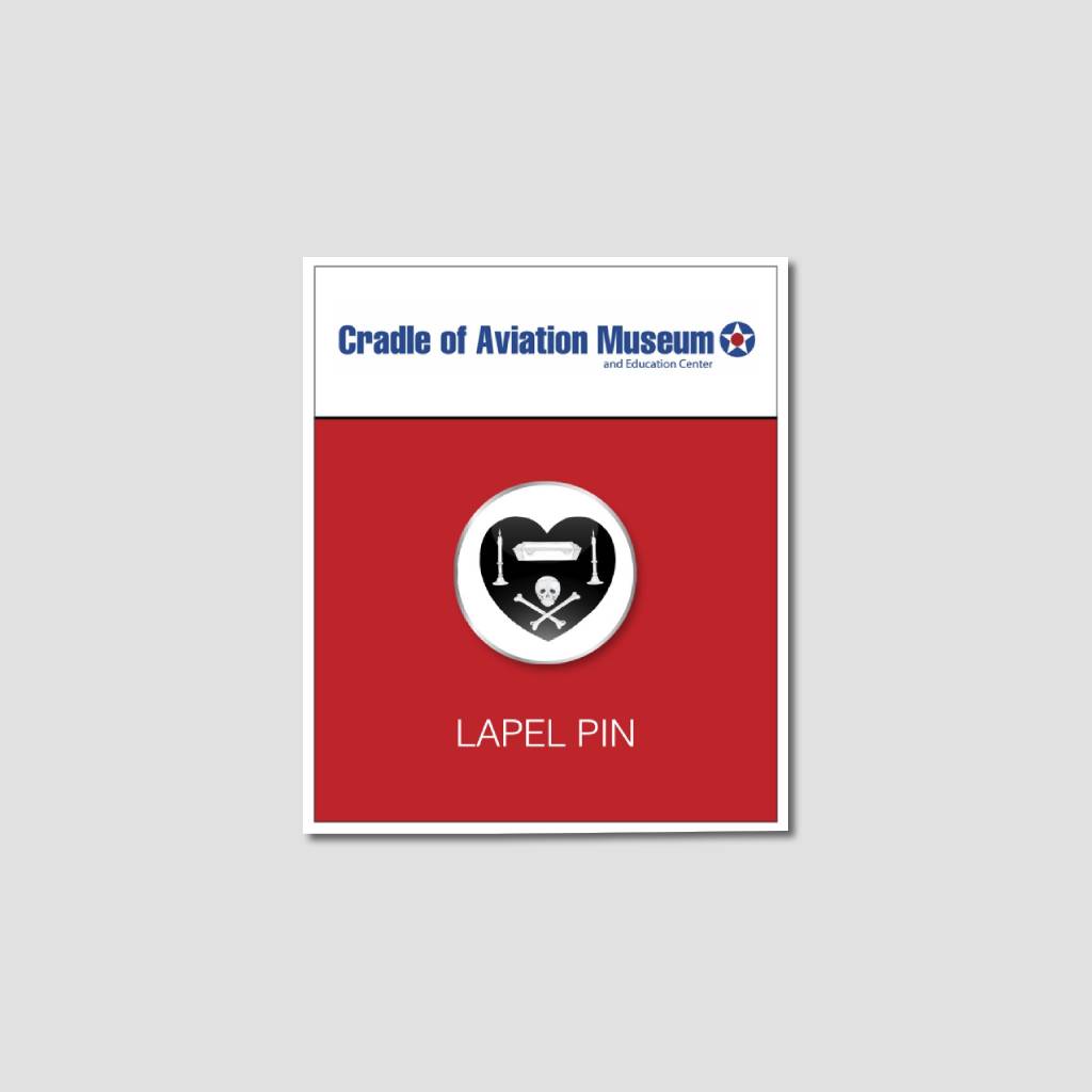 White Bird Insignia Lapel Pin