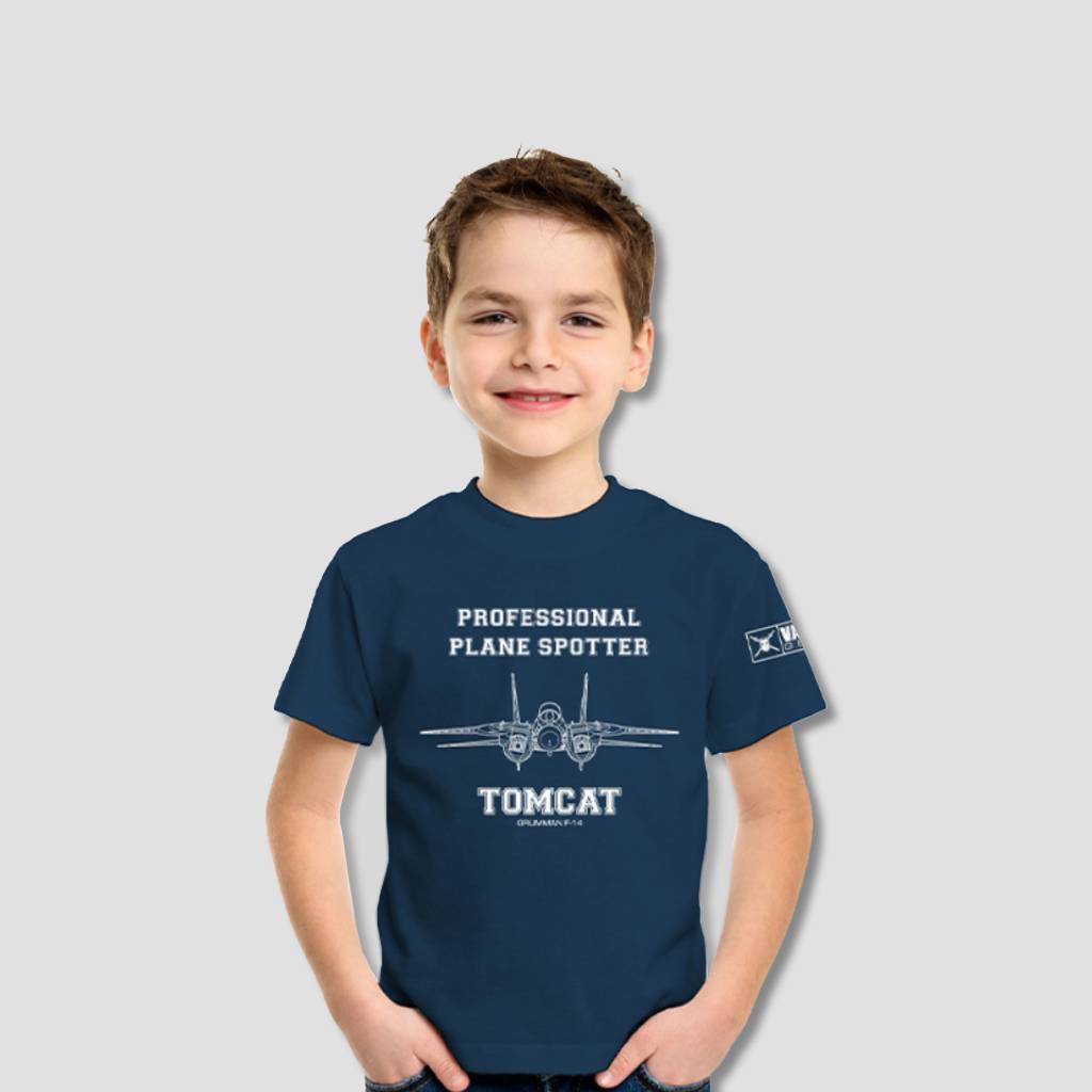 Youth Plane Spotter F-14 T-Shirt