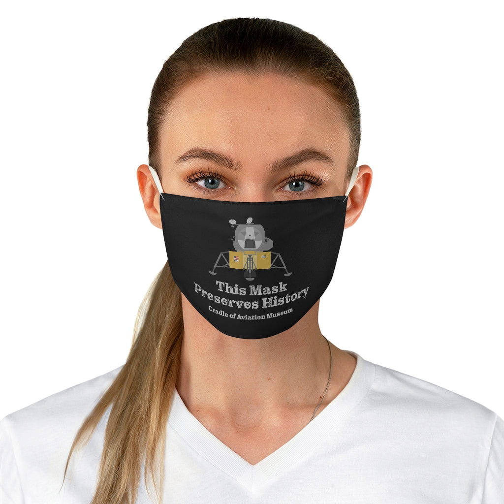 This Mask Preserves History - Apollo Lunar Module Fabric Face Mask