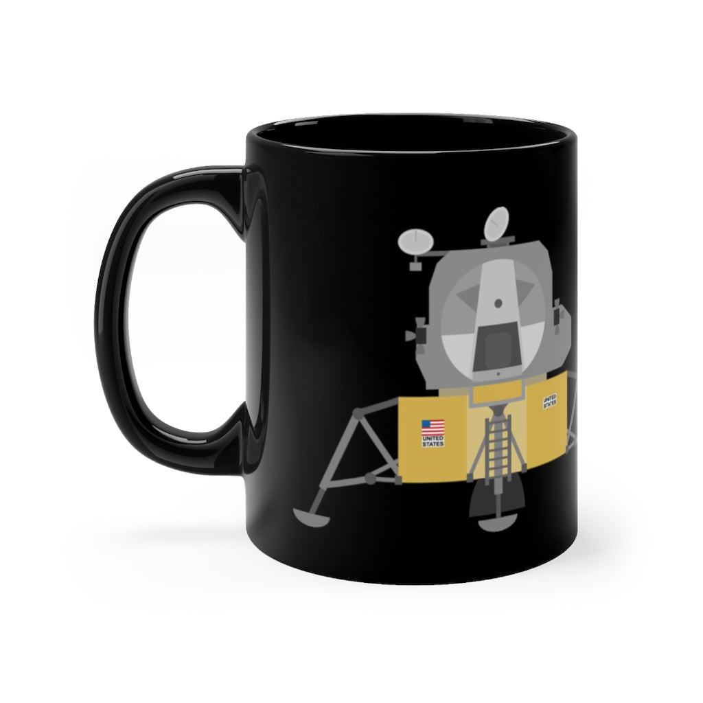 This Mug Preserves History - Apollo Lunar Module Black 11oz Mug