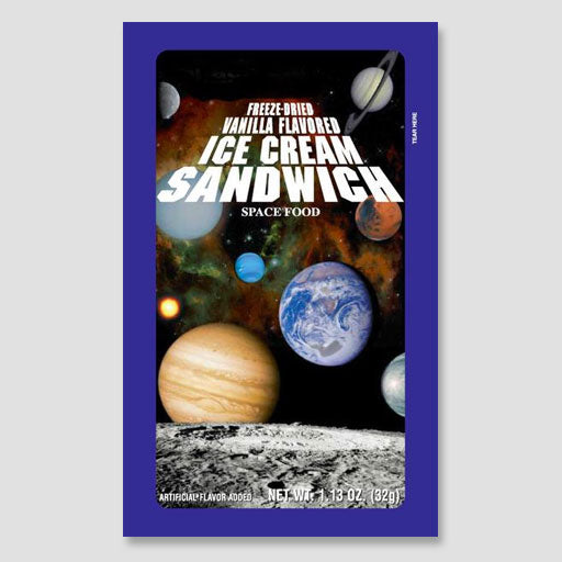 Freeze Dried Vanilla Ice Cream Sandwich