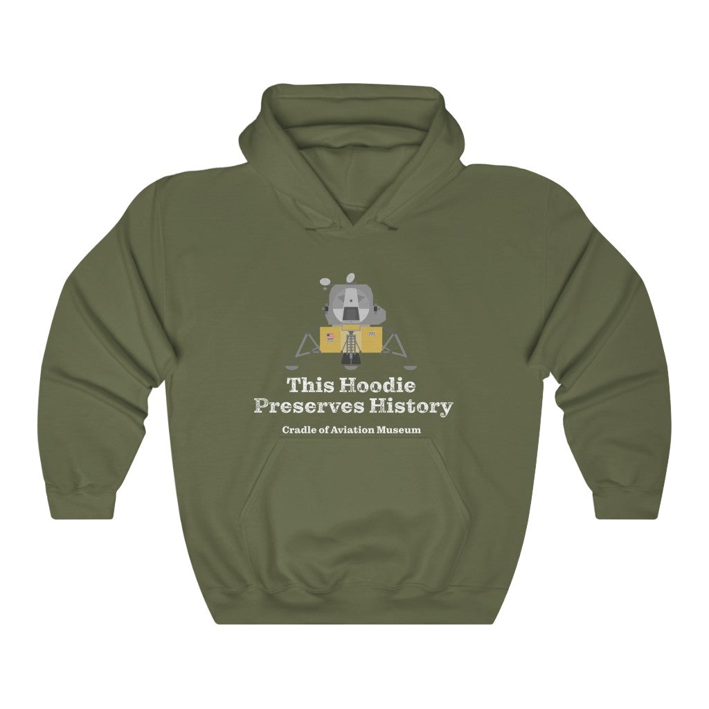 This Hoodie Preserves History - Apollo Lunar Module Unisex Heavy Blend™ Hooded Sweatshirt