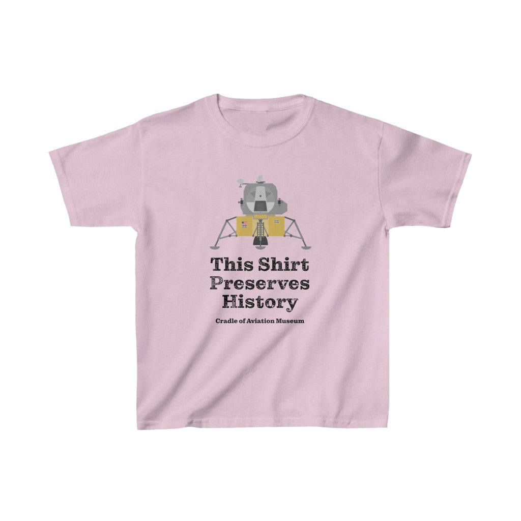 This Shirt Preserves History - Apollo Lunar Module Kids Heavy Cotton™ Tee