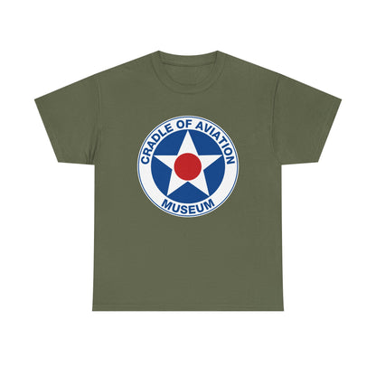 Unisex Heavy Cotton Tee - Cradle of Aviation Museum Swag Collection
