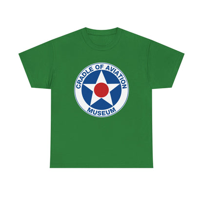 Unisex Heavy Cotton Tee - Cradle of Aviation Museum Swag Collection