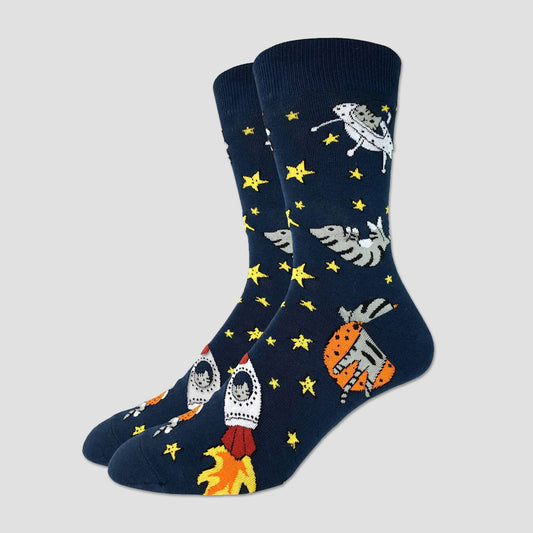 Space Cat Socks