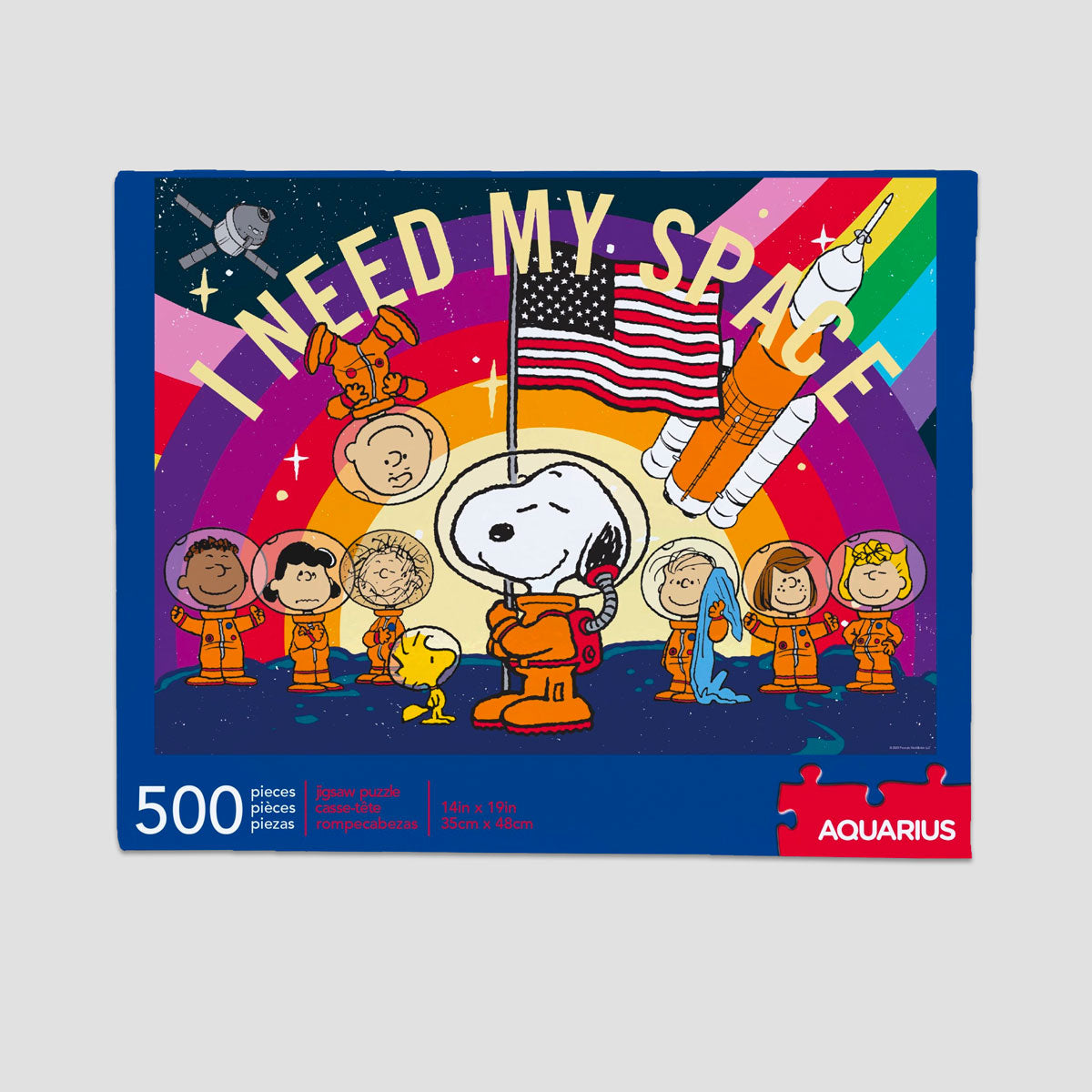 Peanuts Snoopy In Space 500 Piece Jigsaw Puzzle
