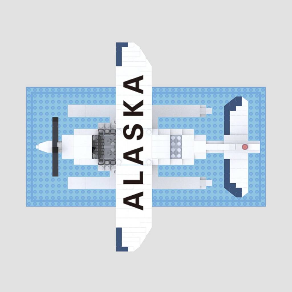 Alaska Float Plane Mini Blocks Set