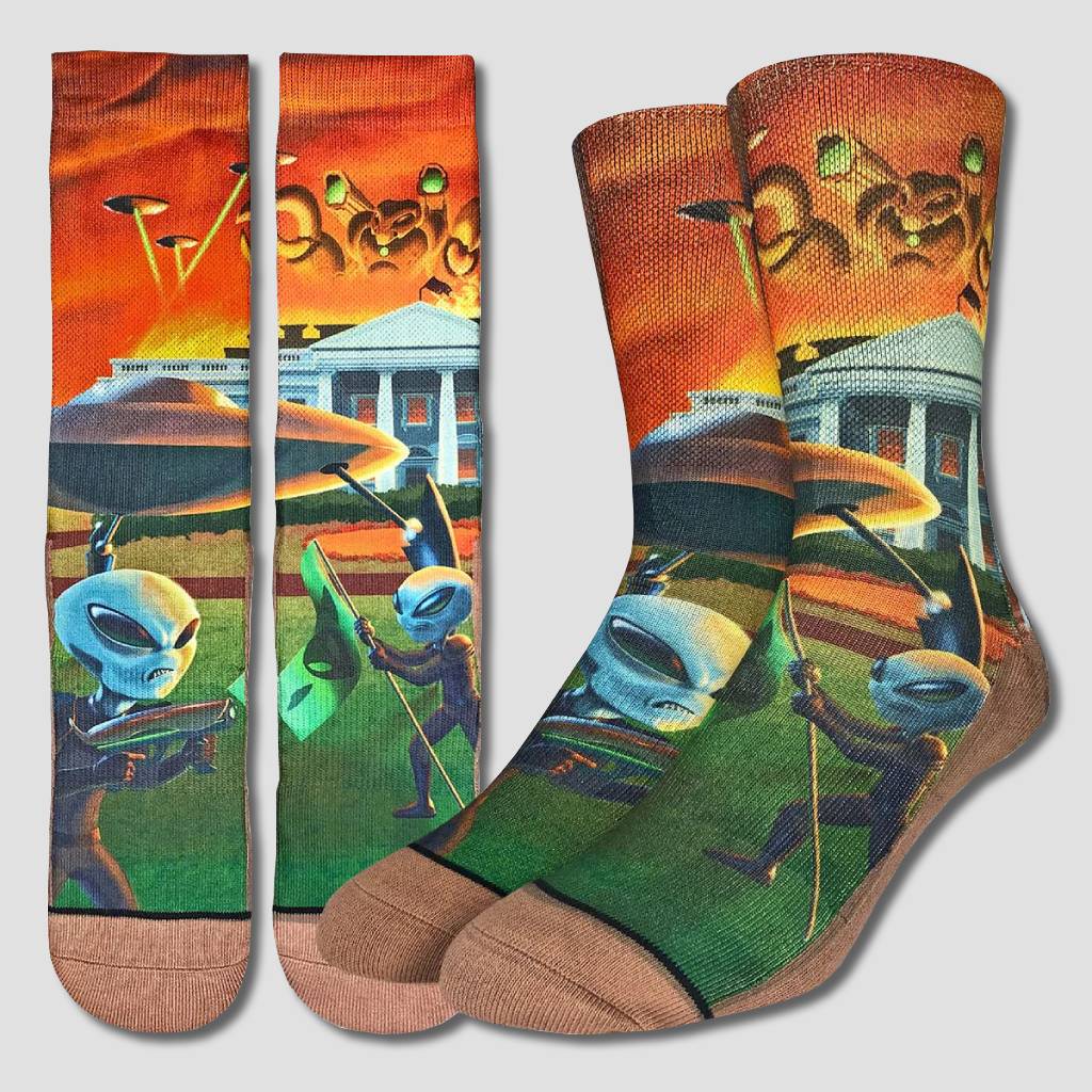 Alien Invasion Socks