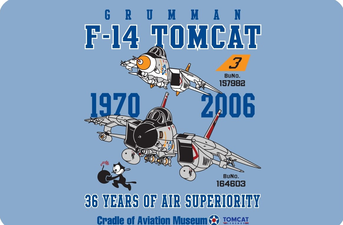 Cradle of Aviation Museum F-14 Tomcat History T-Shirt