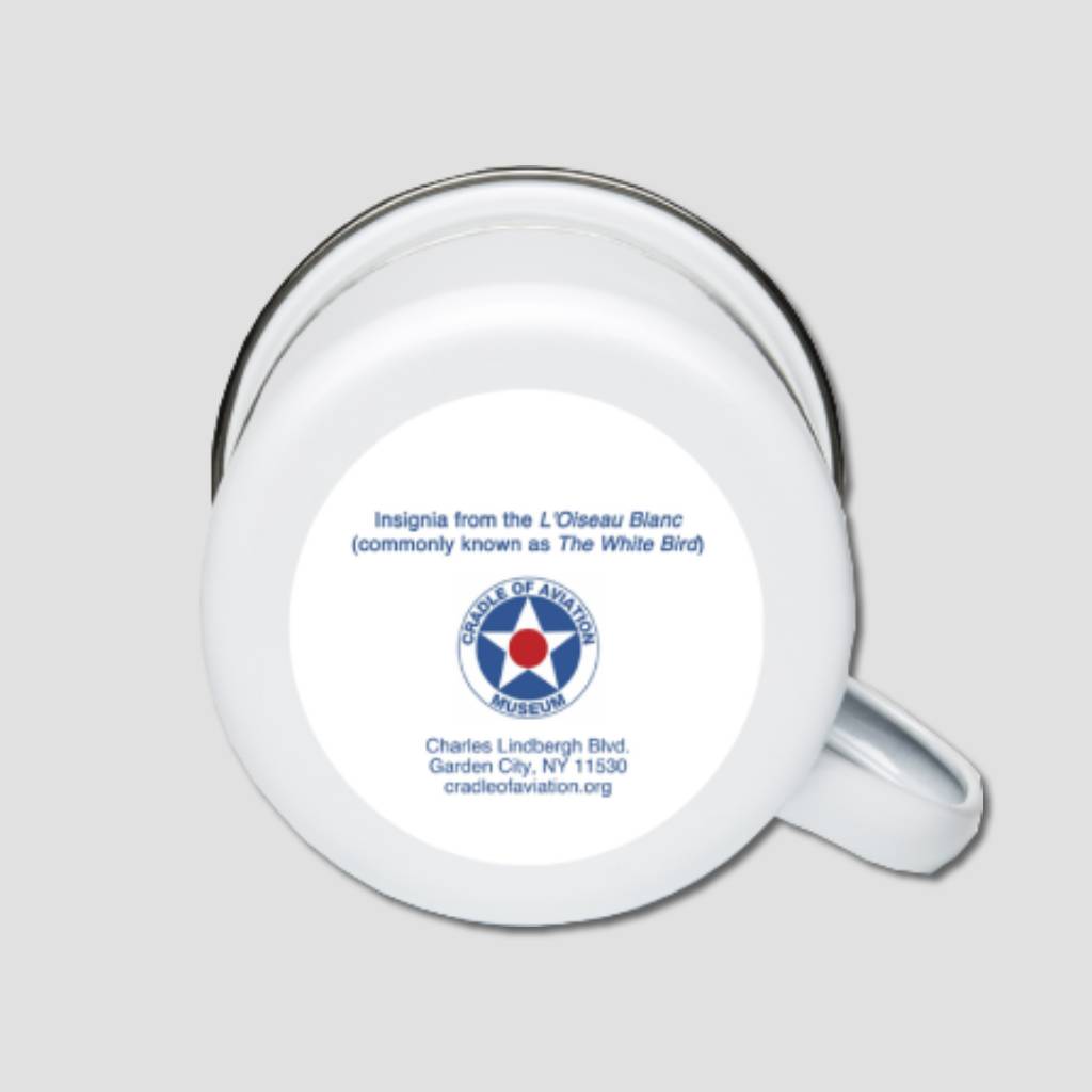 White Bird Insignia Camping Mug