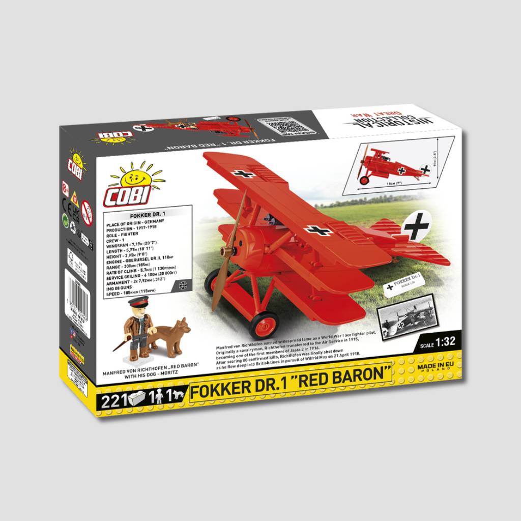 Cobi Fokker DR. 1 Red Barron Set