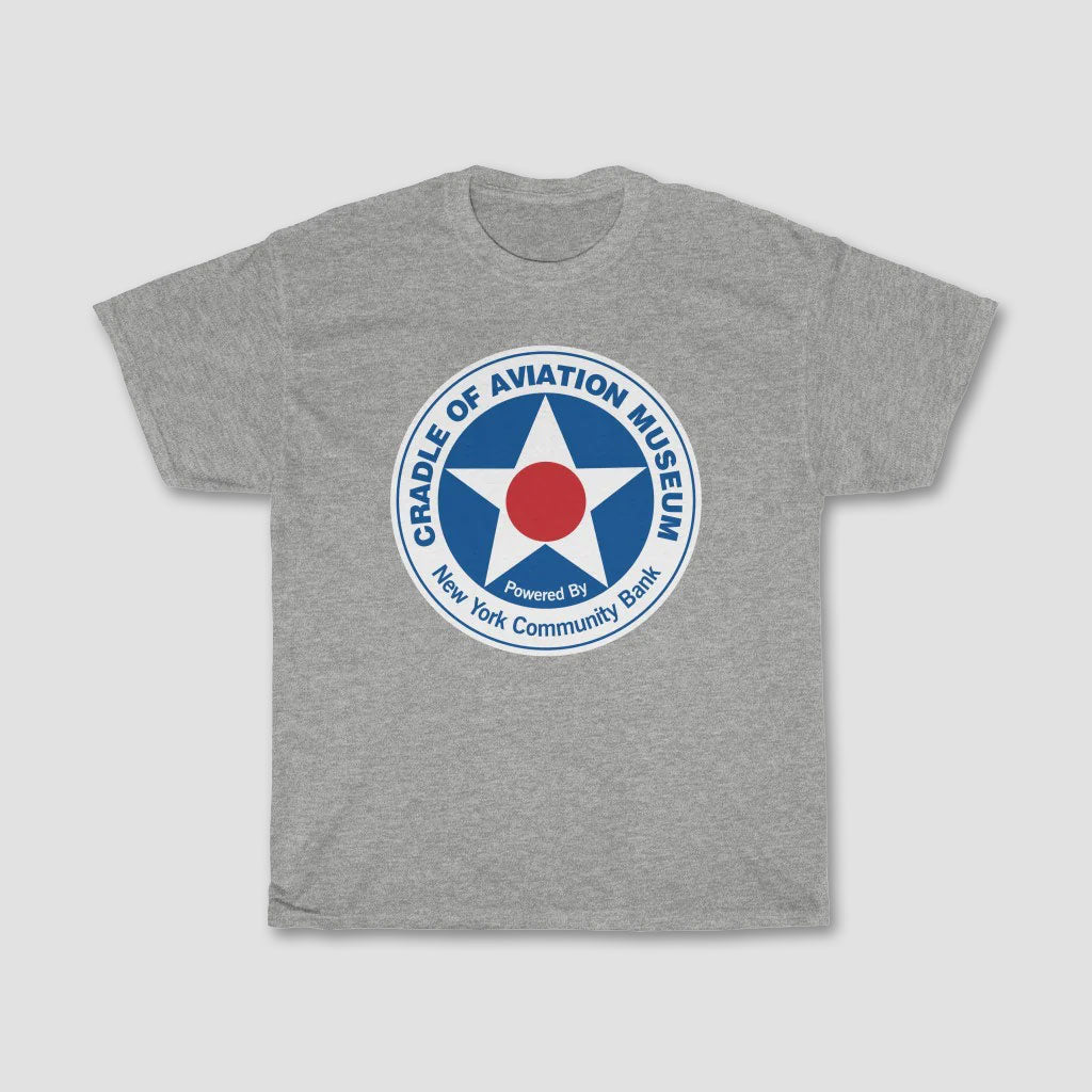 Unisex Heavy Cotton Tee - Cradle of Aviation Museum Logo Merch