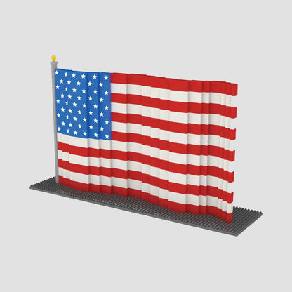 American Flag Mini Blocks Set
