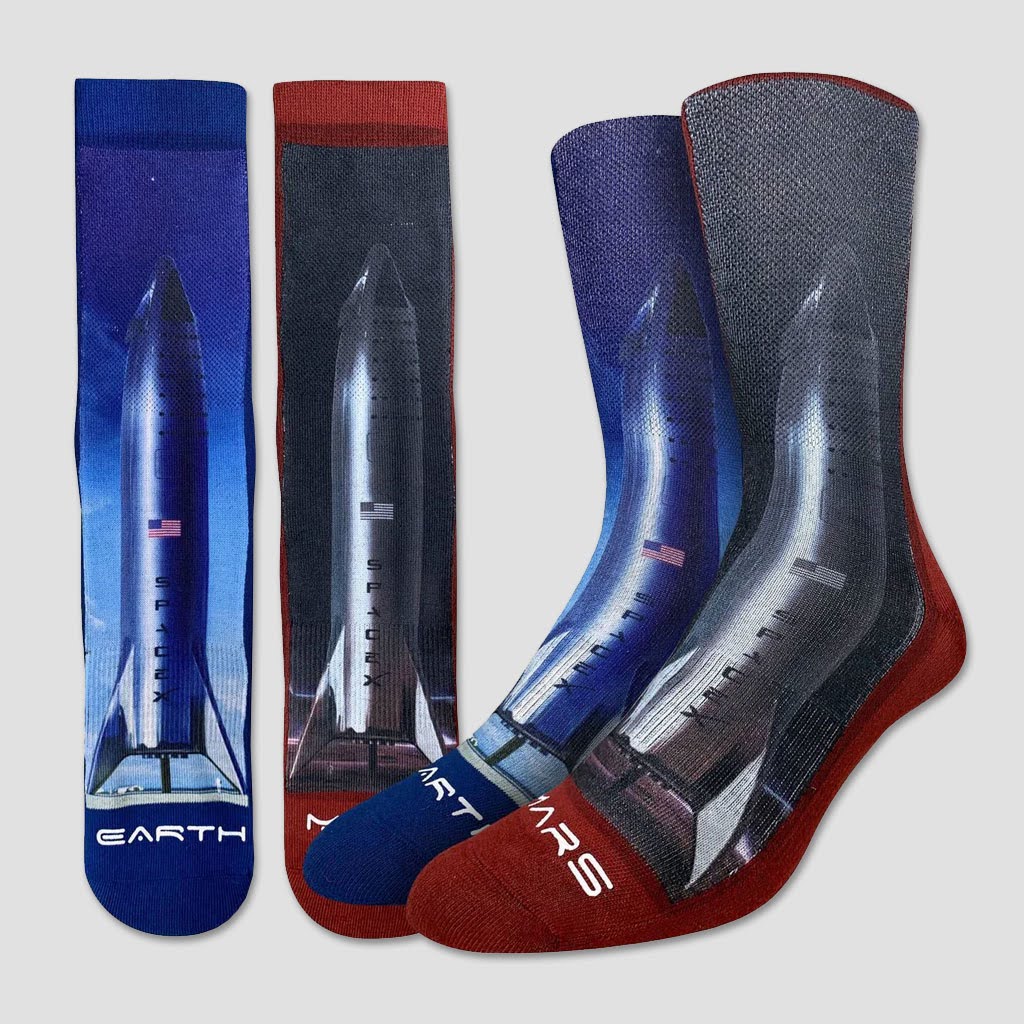 Rocket Socks Client Starship Rocket Socks – Cradle of Aviation Museum Store