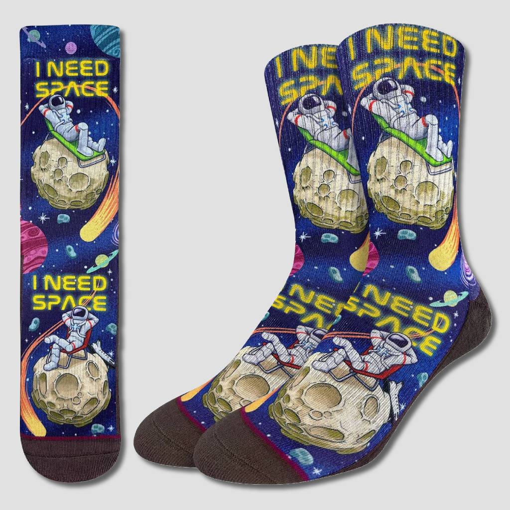 I Need Space Socks