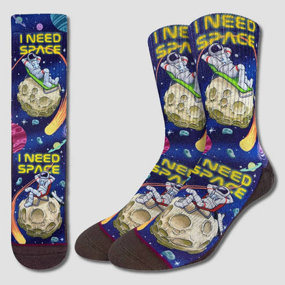 I Need Space Socks