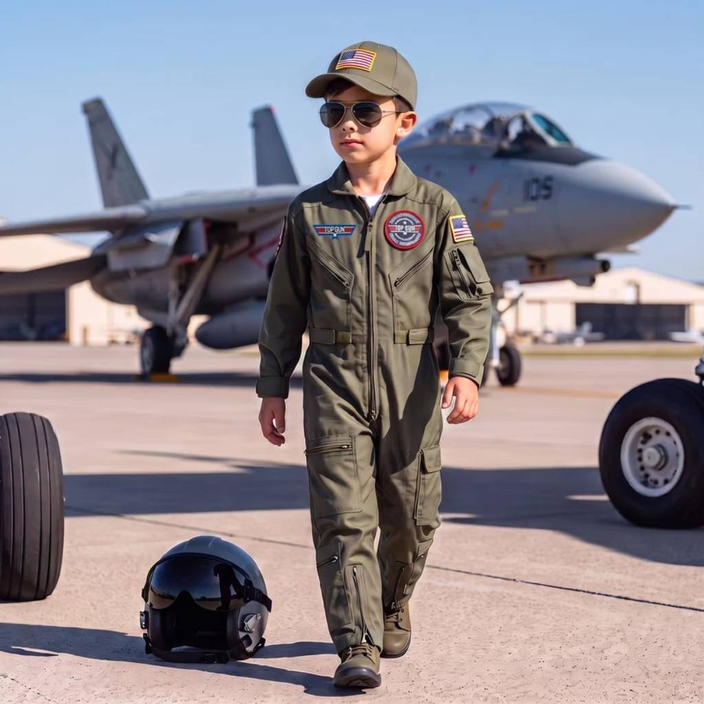 Youth Top Gun Flight Suit