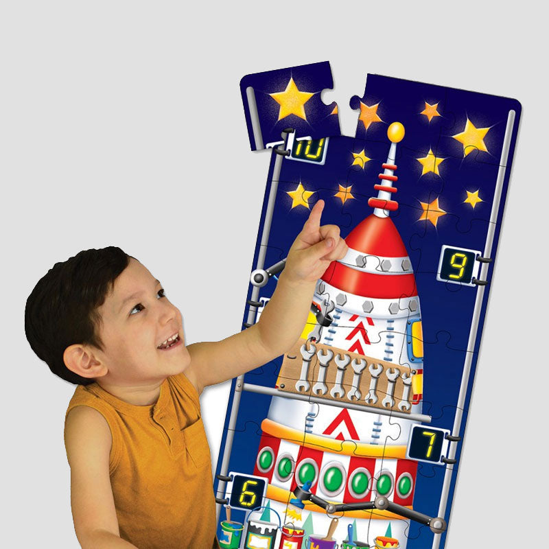 123 Rocketship Jumbo Puzzle