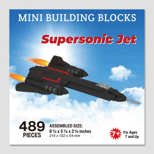Supersonic Jet Mini Blocks Set