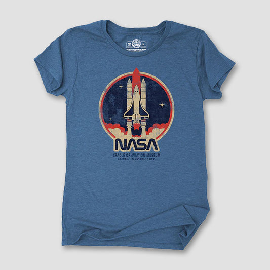 Cradle of Aviation NASA Shuttle Women's T-Shirt