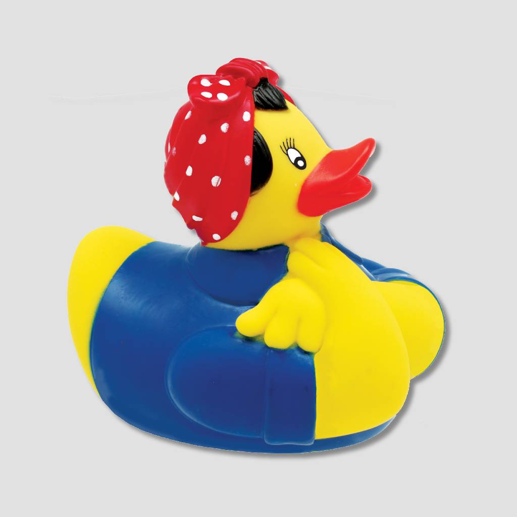 Rosie the Riveter Rubber Duck