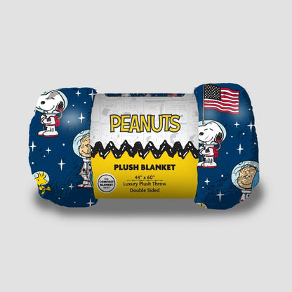 Snoopy in Space Throw Blanket