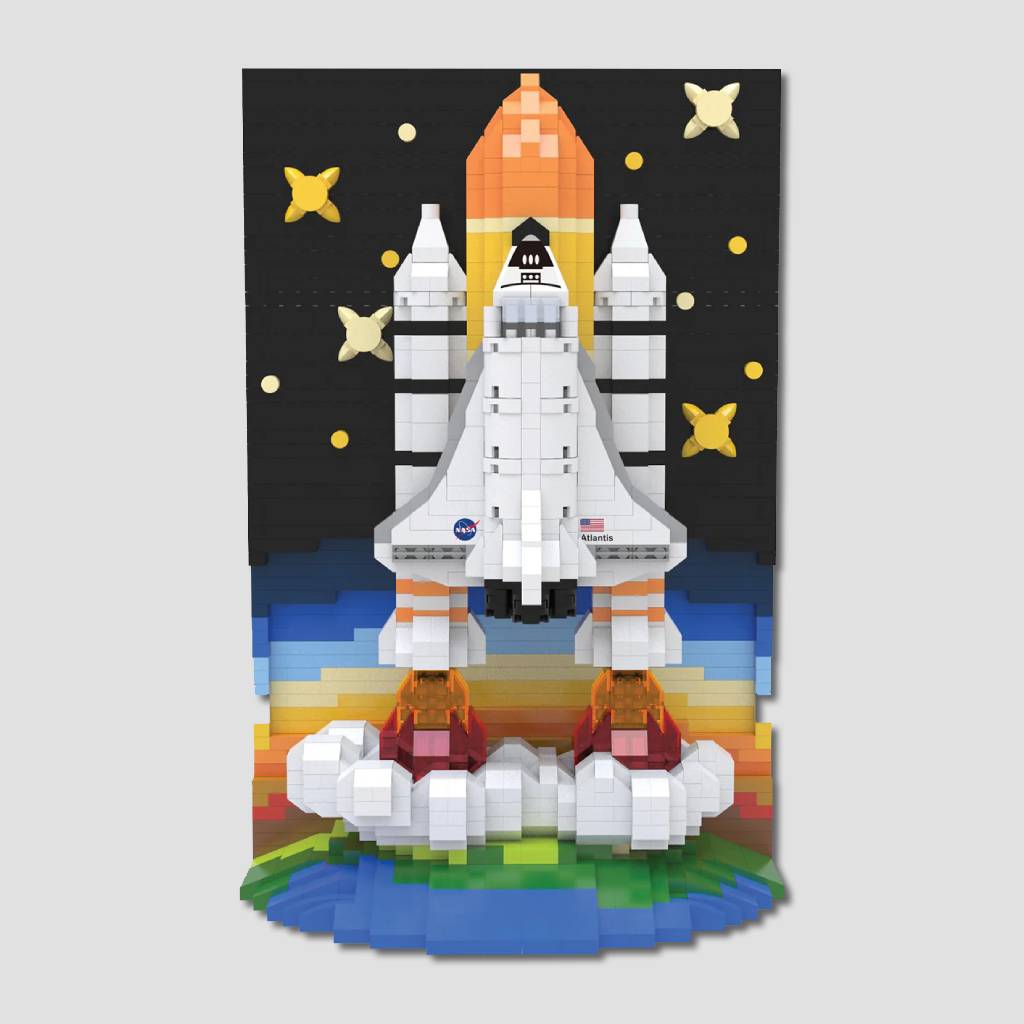 XL Space Shuttle Mini Blocks Set