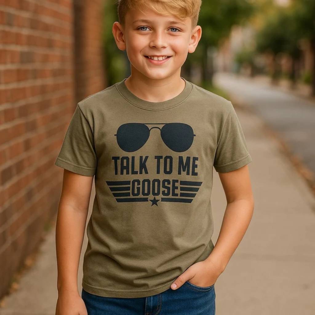 Talk to Me Goose Youth T-Shirt