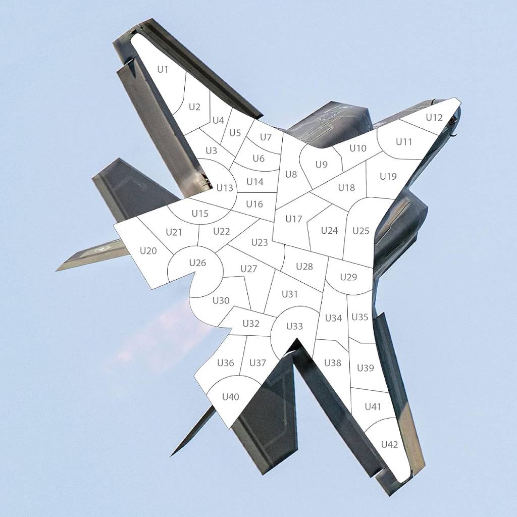 America's TopGun Fighter Planes Sticker by Number Book