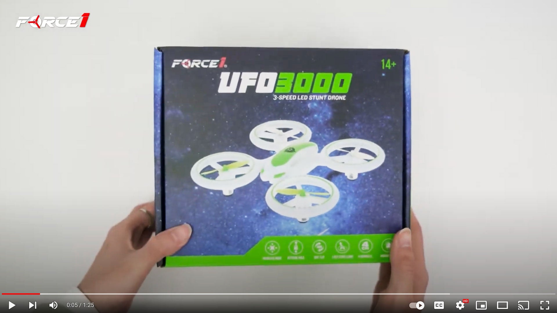 Load video: UFO Drone Unboxing Video