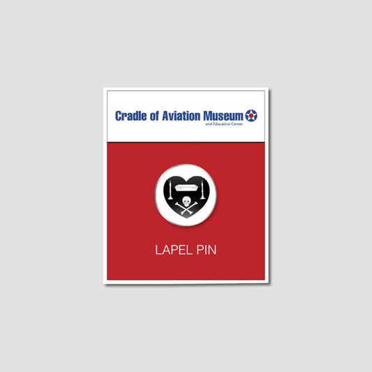 White Bird Insignia Lapel Pin