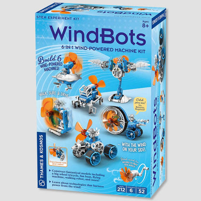 Windbots: 6-in-1 Wind Powered Machine Kit